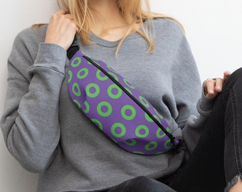 Phish Fishman Donut Fanny Pack: Purple & Green Belt Bag