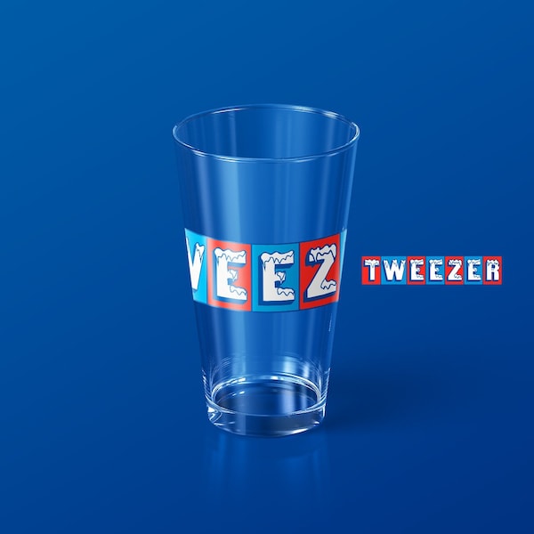 Pint Glass - Tweezer Phish Song 16oz - Crystal Clear Glassware for Music Aficionados