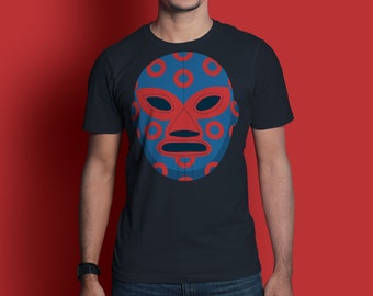 Phish Fishman Donut Luchador Mask Shirt - Mexico Band Tee