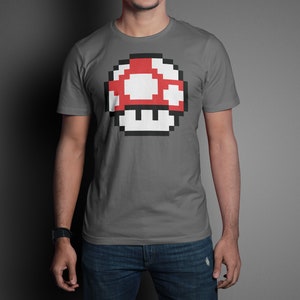Super Mario Super Mushroom - Unisex - Short Sleeve T-Shirt