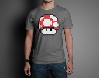 Super Mario Super Mushroom - Unisex - Short Sleeve T-Shirt