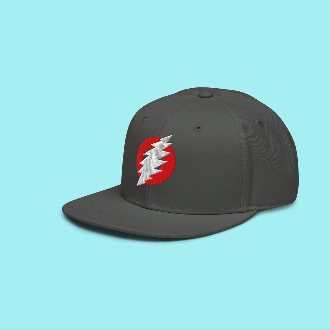 Phish Fishman Donut With Grateful Dead Bolt Snapback Hat – Structured ...