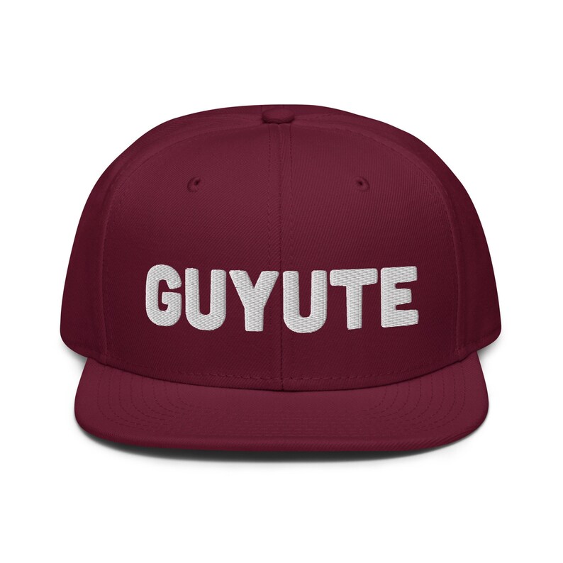 Snapback Baseball Hat Guyute Embroidered Phish Etsy
