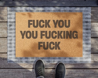 Personalized Outdoor Doormat - Welcome with a Witty Twist