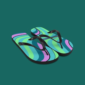 Flip Flops Psychedelic Mondegreen - Phish Schuhe - Konzert Sandalen - Unisex