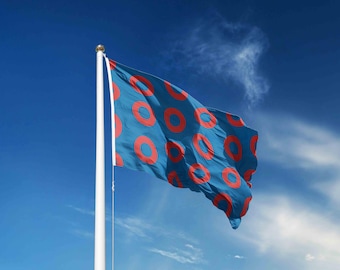 Phish Double-Sided Outdoor Flag – 3-Layer Fishman Donut-Inspired Flag – With Grommets - 60x36 72x48 96x60
