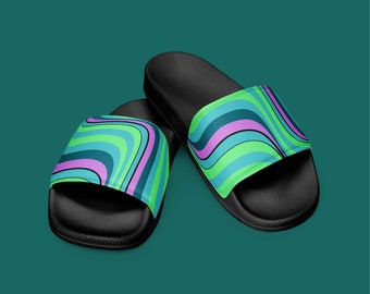 Men's Psychedelic Slides: Mondegreen Phish Festival Sandals
