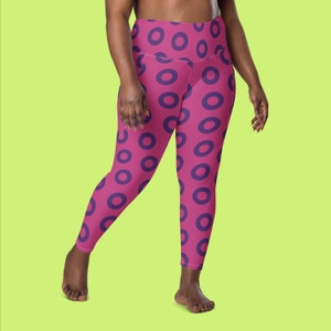 Fishman Donut - Phish - Pink/Lila - Leggings mit Taschen