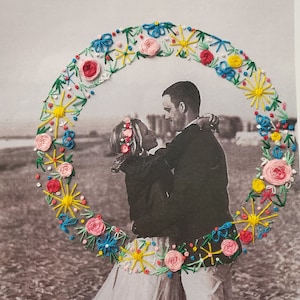Custom Hand Embroidered Photo Borders