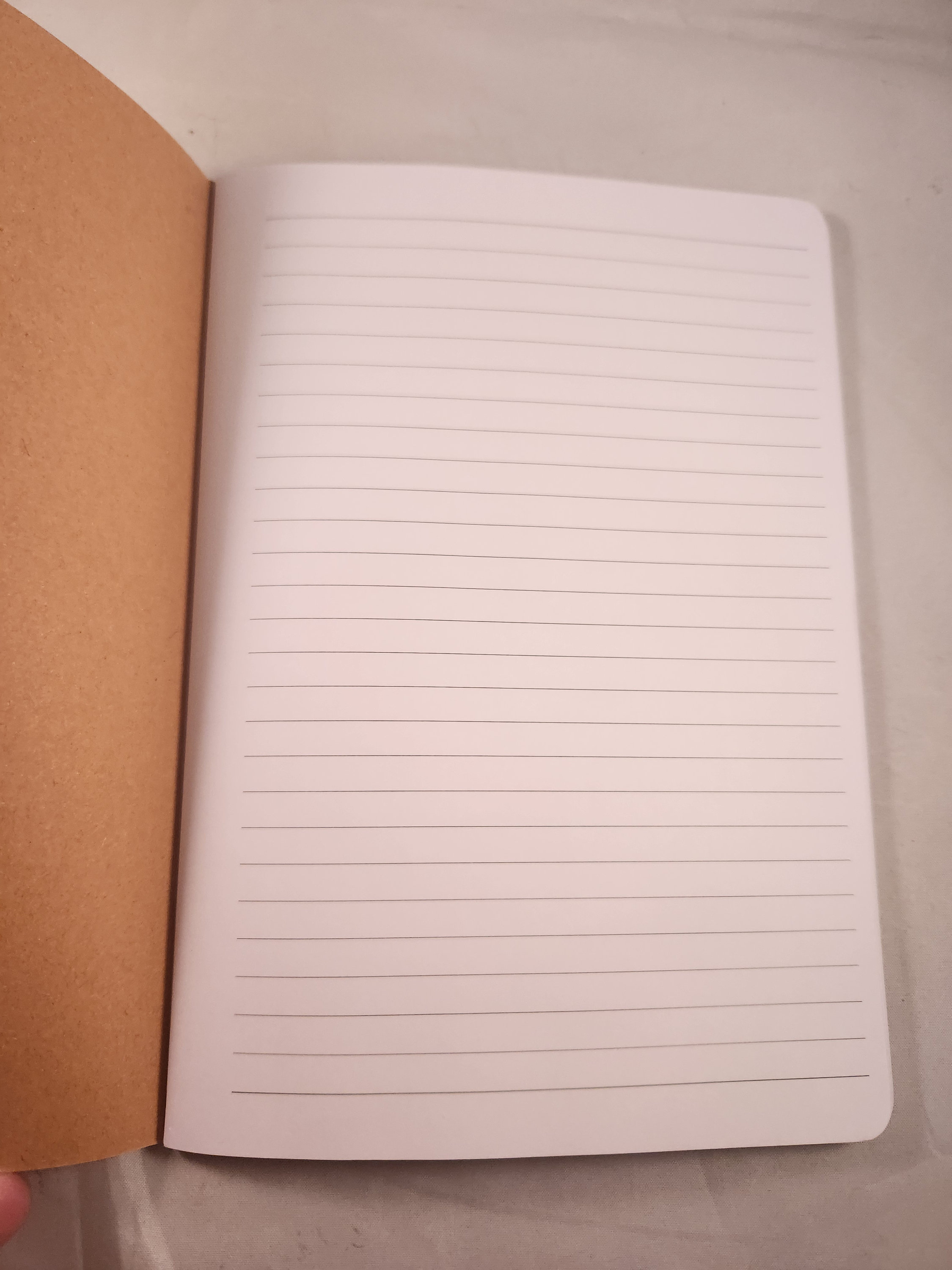 Laser Engraved Journal With Kraft Paper Cover - Unstoppable