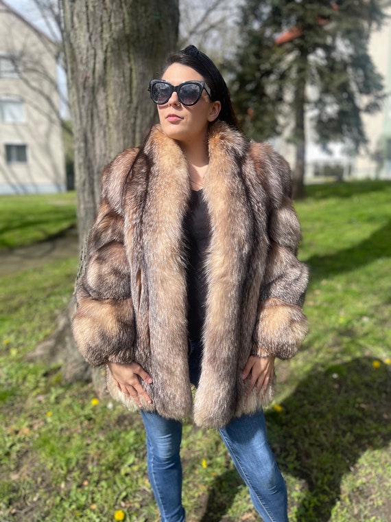 CRYSTAL FOX FUR Coat - image 1