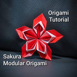 Origami Tutorial Video for Sakura Modular Origami