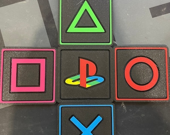 Gaming Coaster set of 5 with holder