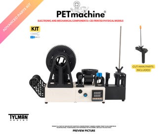 PETmachine DIY kit (Advanced parts) - Make 3D Filament from plastic bottles at home!