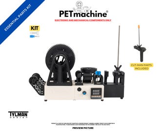 PETmachine DIY kit (Essential parts) - Make 3D Filament from plastic bottles at home!