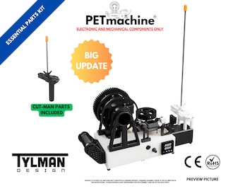 Essential parts kit for PETmachine - Create your own 3D printing filament from plastic bottles at home!