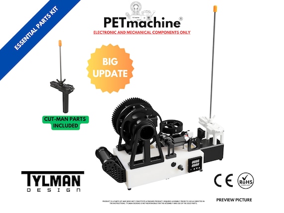 PET Bottle Filament Maker Kit – DIY Plastic Recycler for 3D Printing | Essential Parts for PETmachine