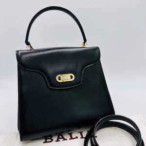 Bolso de hombro de dos vías con asa superior Bally