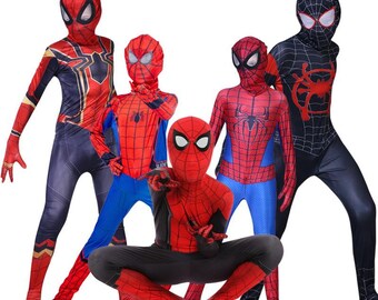 Wadan Kids Spiderman Suit, Halloween Cosplay Bodysuit, Spandex Bodysuit Jumpsuit