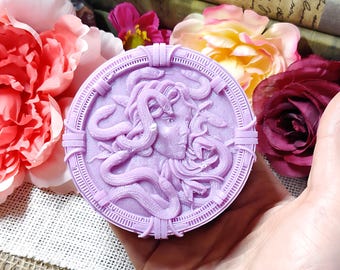 Medusa&#39;s Power | Witch&#39;s Essential Altar Candle | 16oz Ritual Magick | Greek Mythology