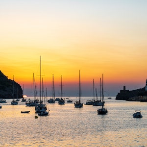 Port de Soller, Mallorca - Sunset Over The Bay.