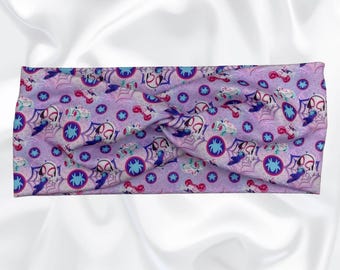 Spider-Girl Turban Twist Headband: Soft Stretchy Hair Accessory