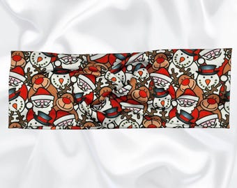 Holiday Headbands, Christmas Headband, Holiday Gift, Stocking Stuffers, Santa Headband, Cozy headband, Hair Accessories, Turban Twist