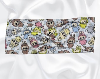 Turban Twist Headband, Yoga Headband, Nurse Headband, Hair Accessories, Gift for Mom, Gift for Nurse, Girls Hair Accessories, Cute Monsters