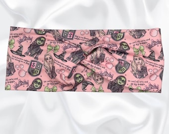 Twist Turban Headband, Good Witch Green Witch, Nurse Headband, Gift for Nurse, Hair Accessories