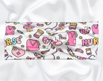Turban Twist Headband, Nurse Headband, Hair Accessories, Gift for Nurse