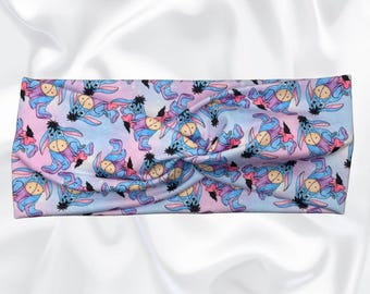 Turban Twist Headband, Soft Stretchy Headbands, Character Print Headband, Hair Accessories