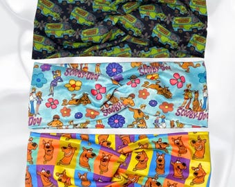 Retro Cartoon Turban Twist Headband: Soft Stretchy Hair Accessory