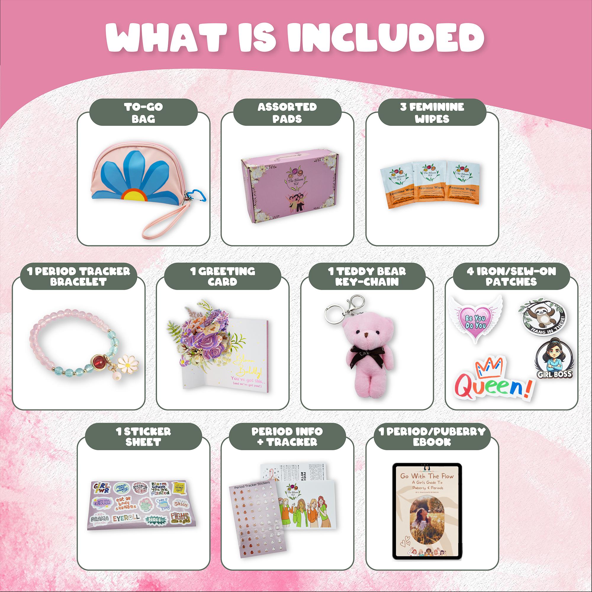 The Bloom Kit: First Period Gift Box for Teens & Tweens - Etsy