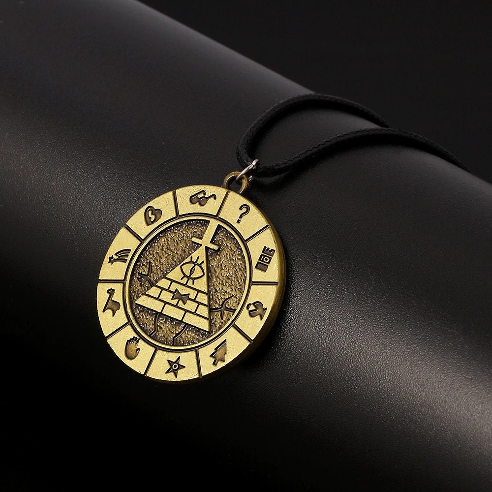 Gravity Falls Necklace, Gravity Falls Bill Necklace, Bill Cipher ...
