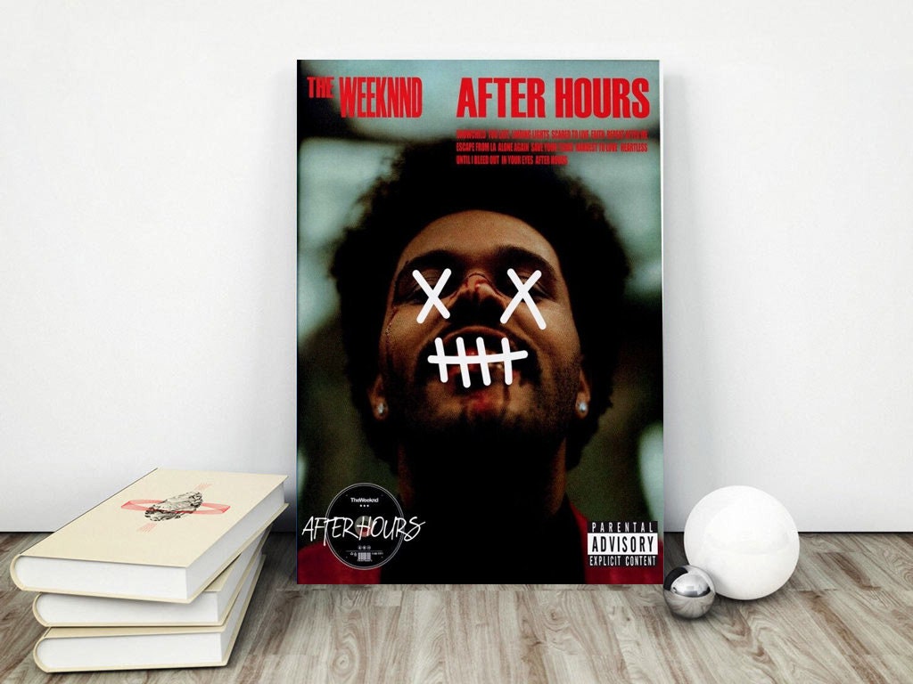 The Weeknd Album Cover After Hours Poster Etsy Australia