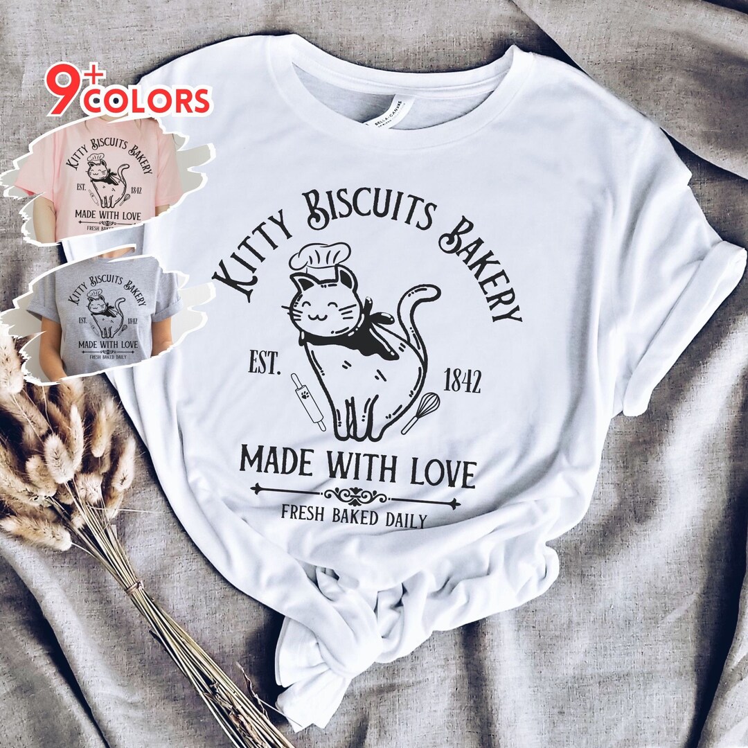 Kitty Biscuits Shirt, Cat Biscuits Shirt, Funny Cat Shirt, Cute Cat Shirt, Cute Kitty Shirt, Cat