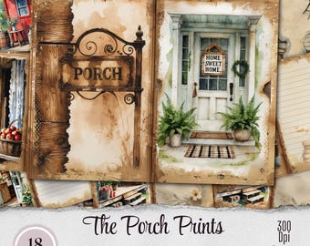 The Porch Junk Journal Kit: Botanische Ephemera (PDF)