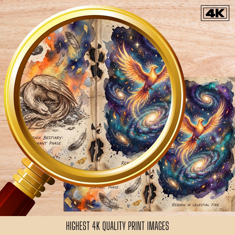 Celestial Junk Journal Paper | 4K Galaxy Scrapbook Pages (digital ...