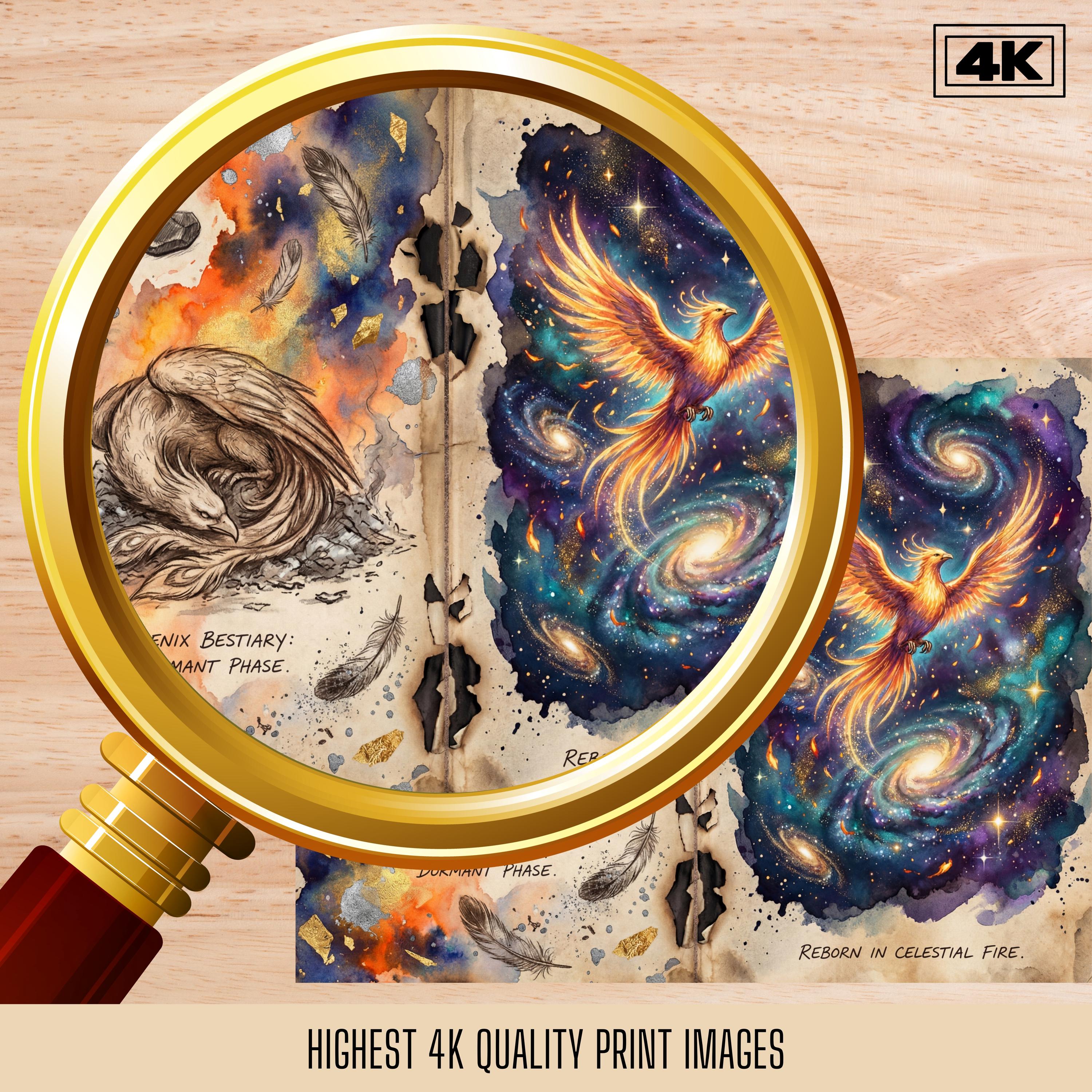 Celestial Junk Journal Paper | 4K Galaxy Scrapbook Pages (digital ...