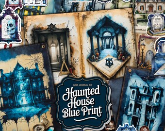 Wraithwood Manor Junk Journal Printable Kit Gothic Digital Download ...