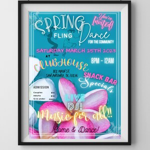 Colorful Springtime Flyer Template