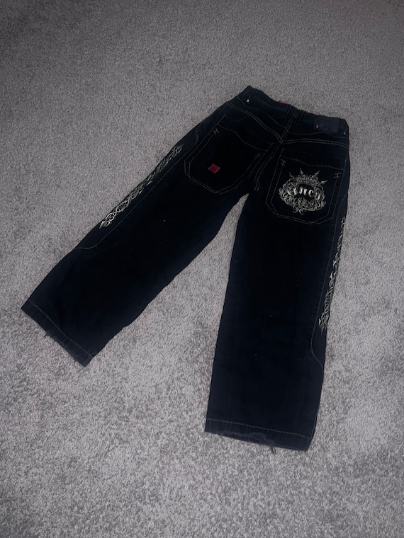 Vintage Y2K JNCO Baggy Jeans 30x30 fit Tribal Barb
