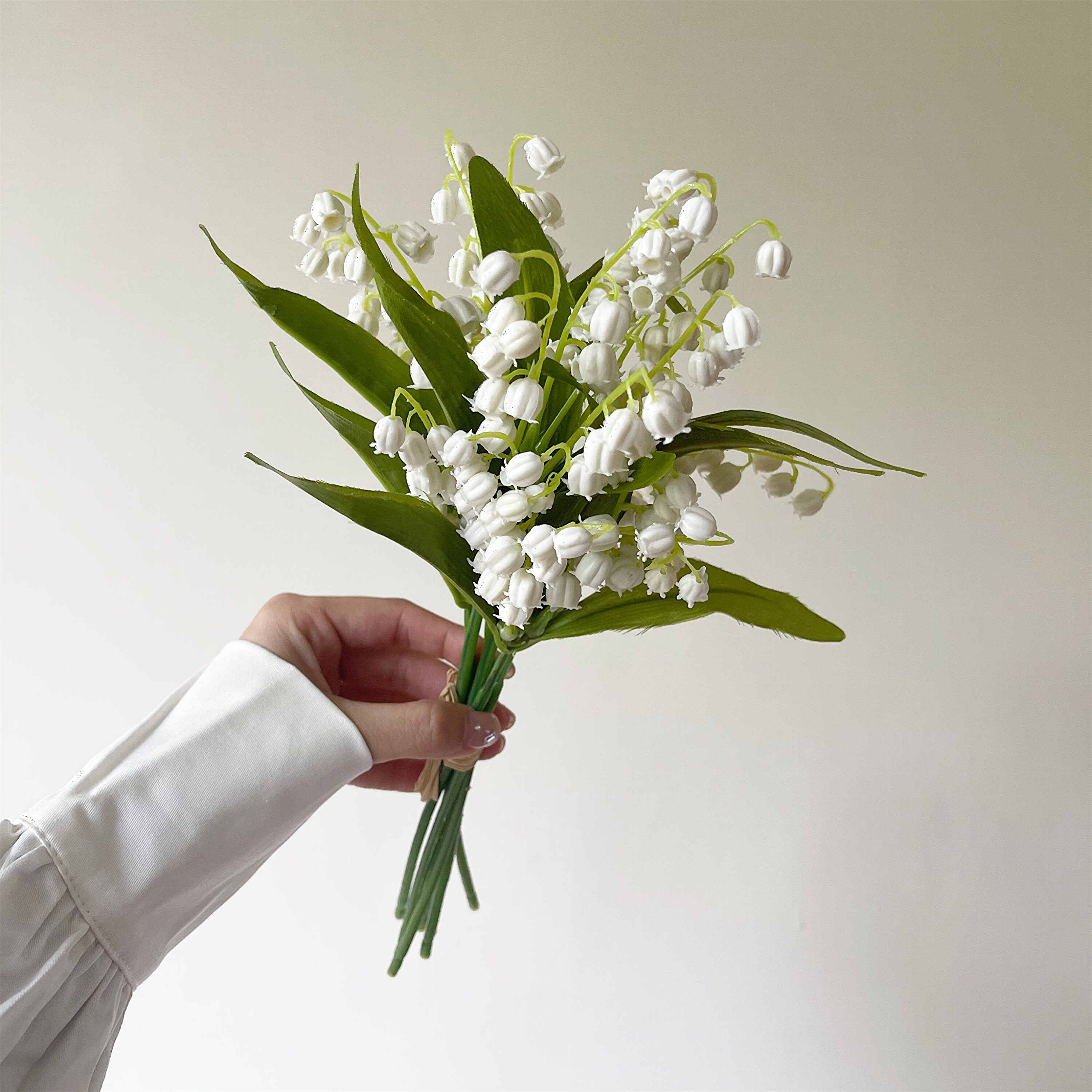 White Lily of the Valley Artificial Flowers Artificial Flowers Etsy