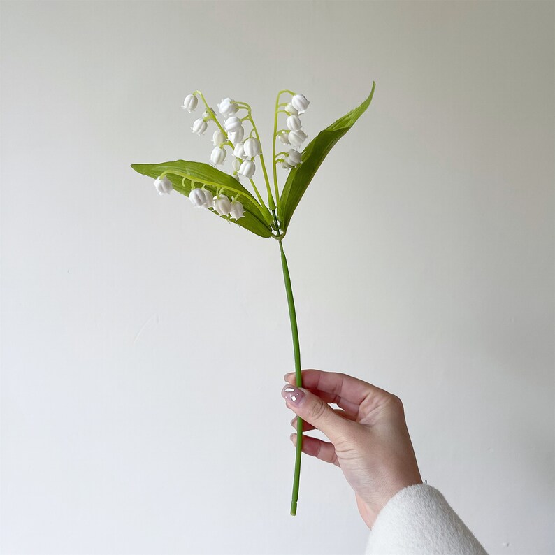 White Lily of the Valley Artificial Flowers Artificial Flowers Etsy