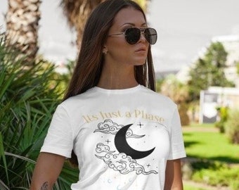 Camisa Luna, Es Solo Una Camisa Fase, Camisas Femeninas, Camisa Astronómica