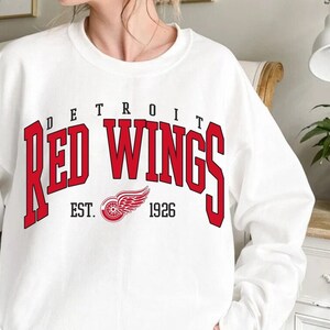 Detroit red wings hockey Pullover Sweatshirtundefined by BVHstudio