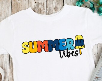 Summer Vibes Png, Summer Png, Kids Summer, Vintage, Summer Png, Summer Shirt Design, Popscicle Shirt, Vacation Design, Sublimation Design