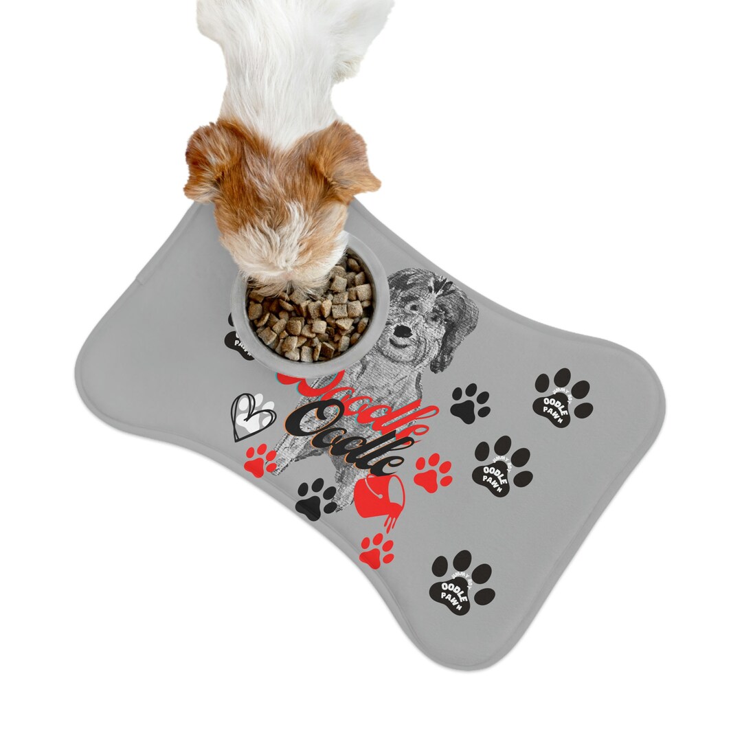 Oodles LOVE Food so Dining in Style on This Awesome Dog Feeding Mat is a Must Etsy