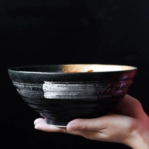 Handmade large bowl for soup salad - Ceramic bowl