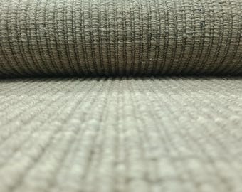Handgewebter Taupe Wollteppich: Neutrales minimalistisches Dekor, kundenspezifische Größen